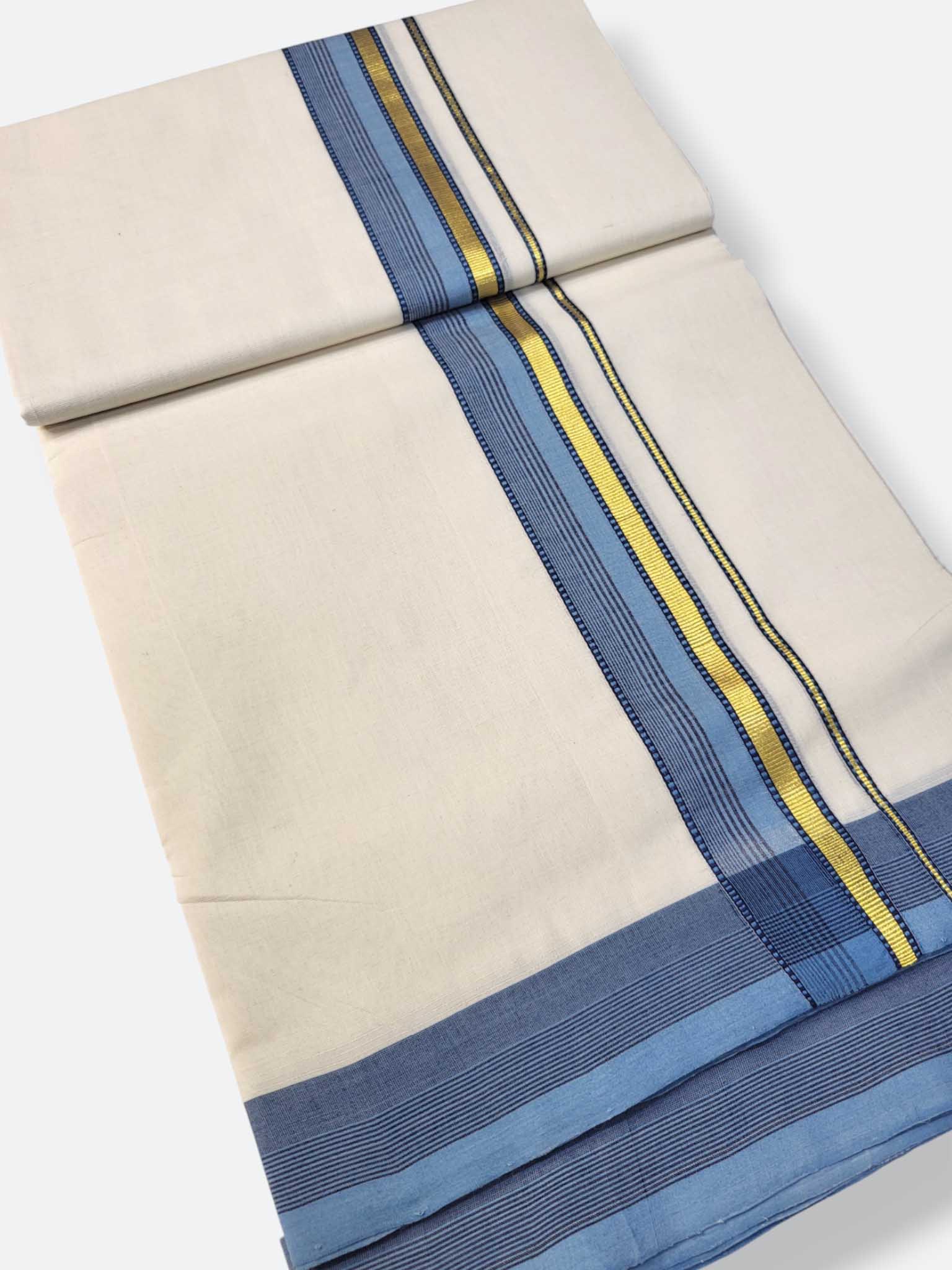 Kerala Premium Balaramapuram Handloom Dhoti/Mundu for Men