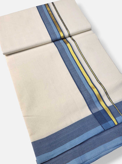 Kerala Premium Balaramapuram Handloom Dhoti/Mundu for Men