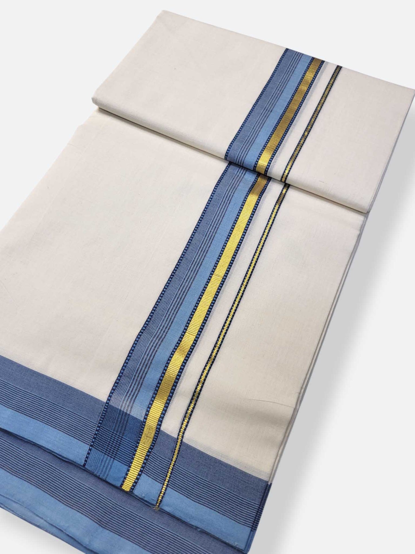 Kerala Premium Balaramapuram Handloom Dhoti/Mundu for Men