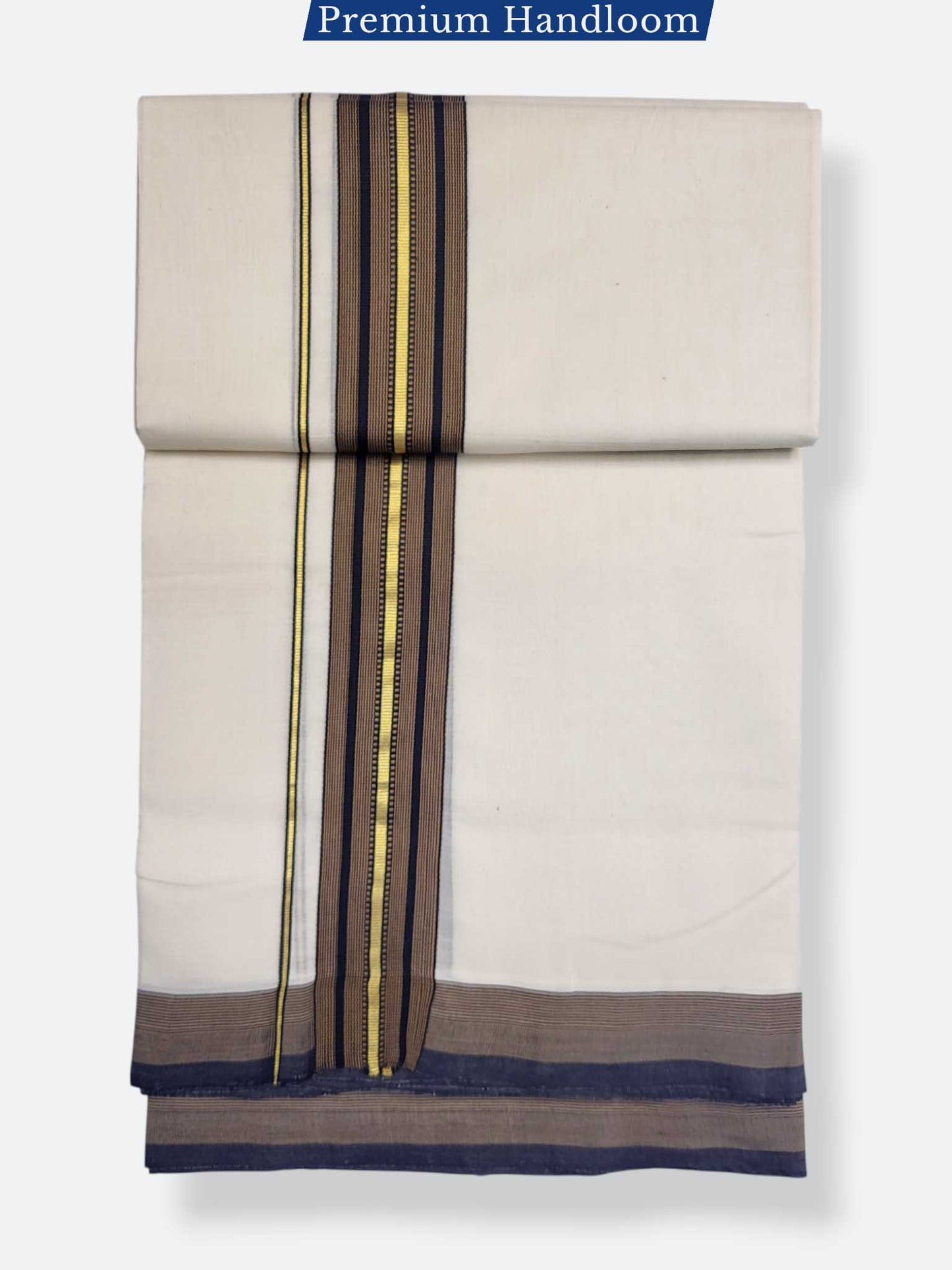 Kerala Premium Balaramapuram Handloom Dhoti/Mundu for Men