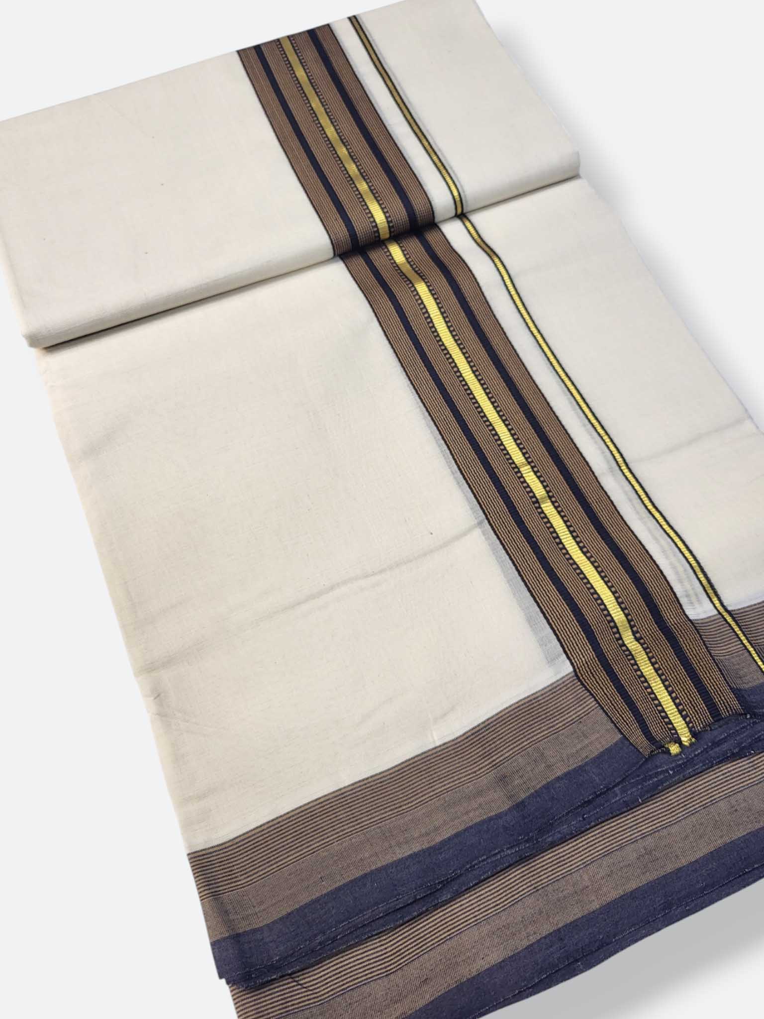 Kerala Premium Balaramapuram Handloom Dhoti/Mundu for Men