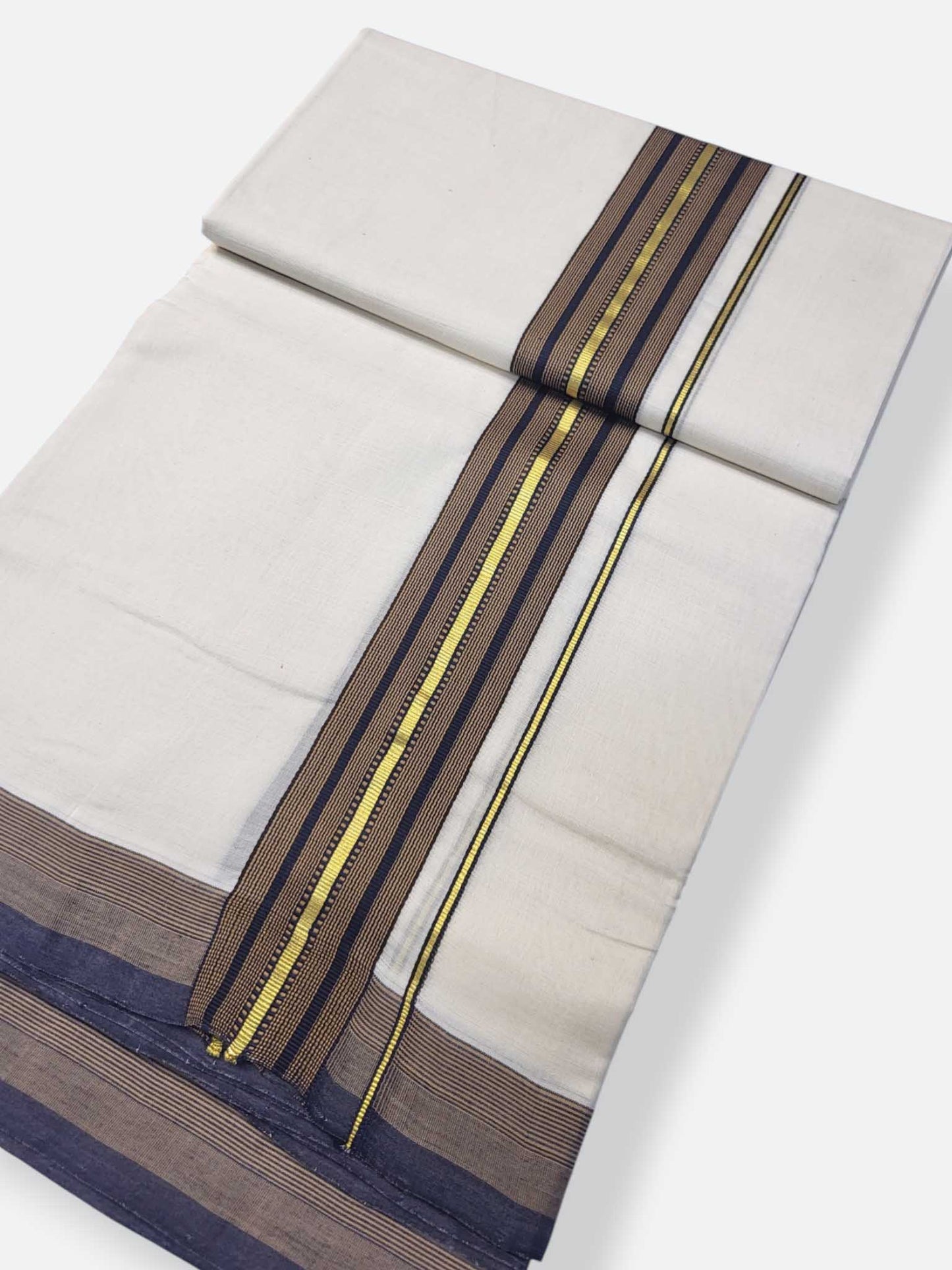 Kerala Premium Balaramapuram Handloom Dhoti/Mundu for Men