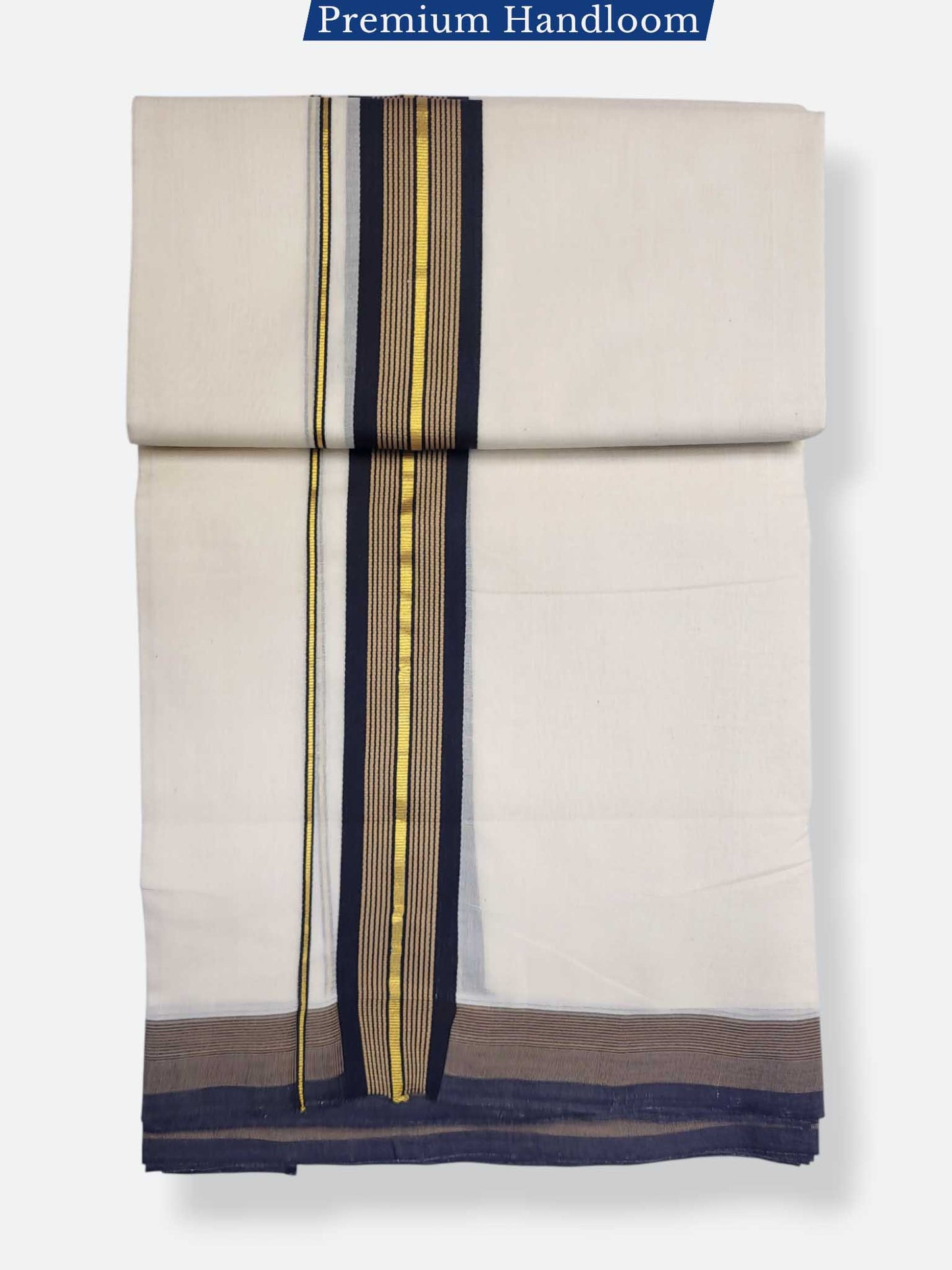 Kerala Premium Balaramapuram Handloom Dhoti/Mundu for Men
