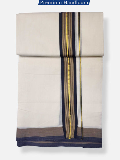 Kerala Premium Balaramapuram Handloom Dhoti/Mundu for Men