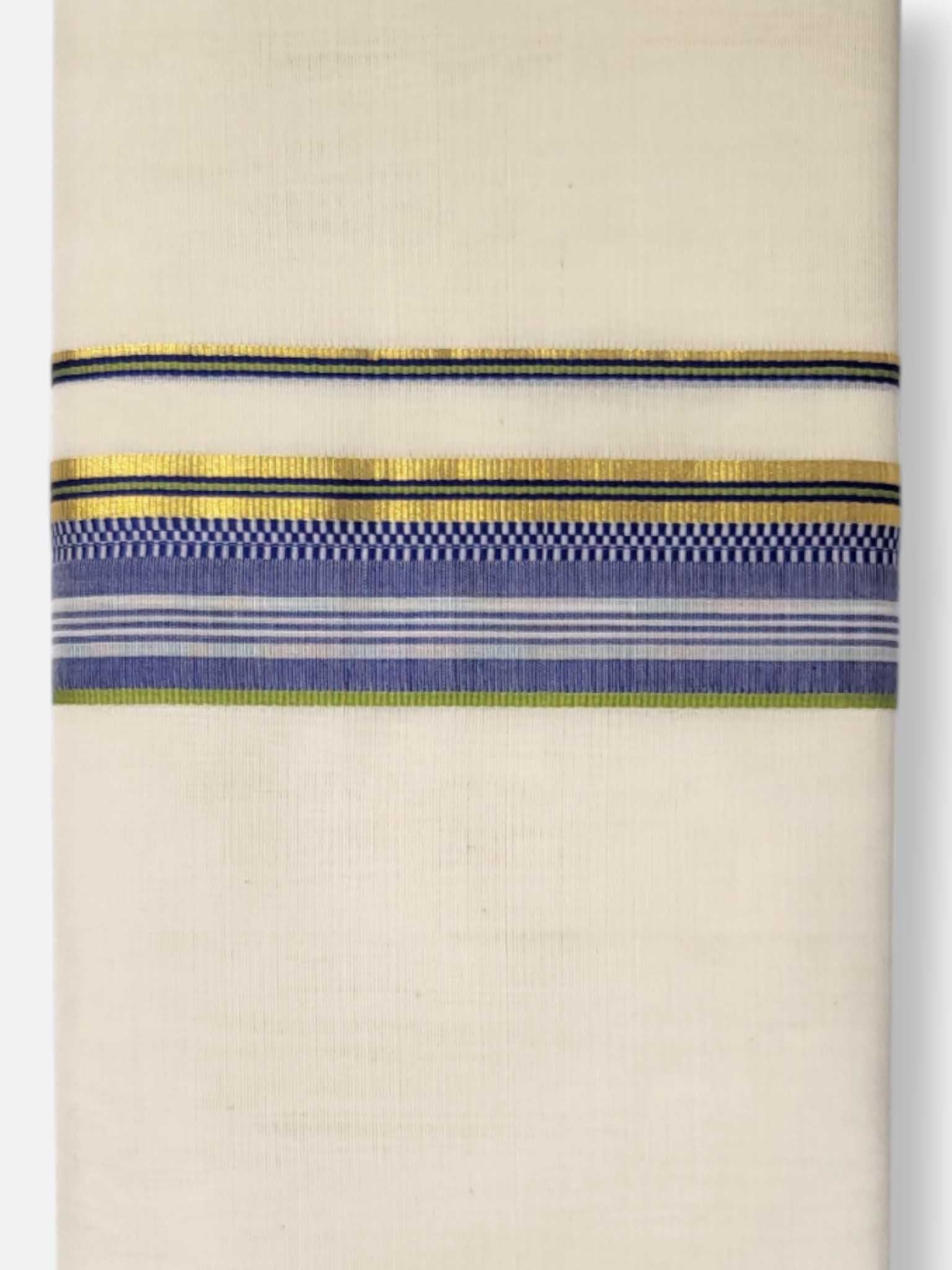 Kerala Premium Balaramapuram Handloom Dhoti/Mundu for Men
