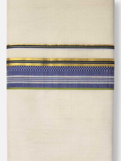 Kerala Premium Balaramapuram Handloom Dhoti/Mundu for Men