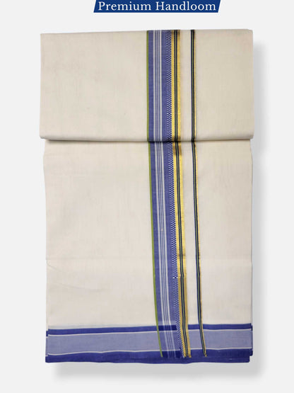 Kerala Premium Balaramapuram Handloom Dhoti/Mundu for Men