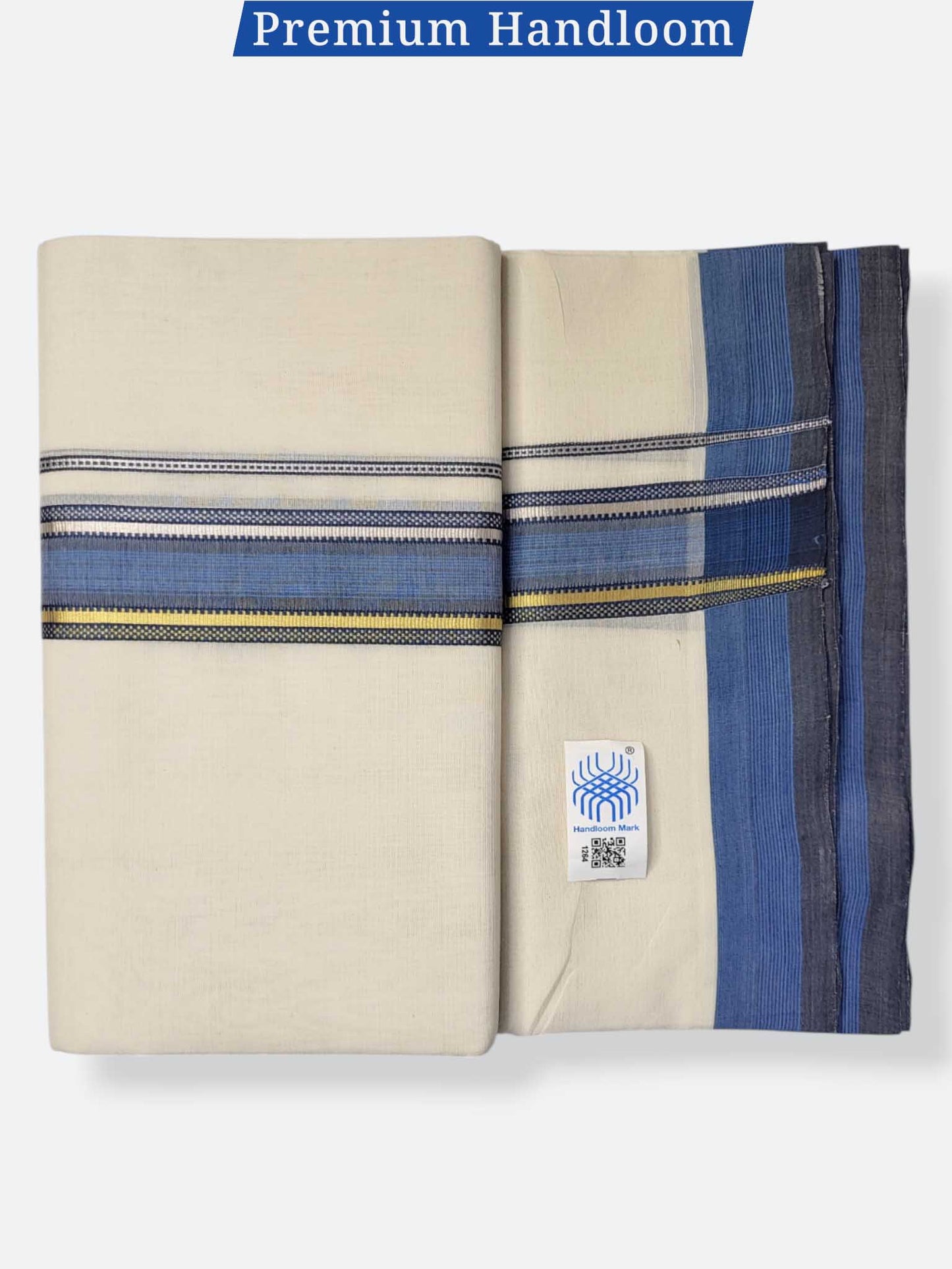 Kerala Premium Balaramapuram Handloom Dhoti/Mundu for Men