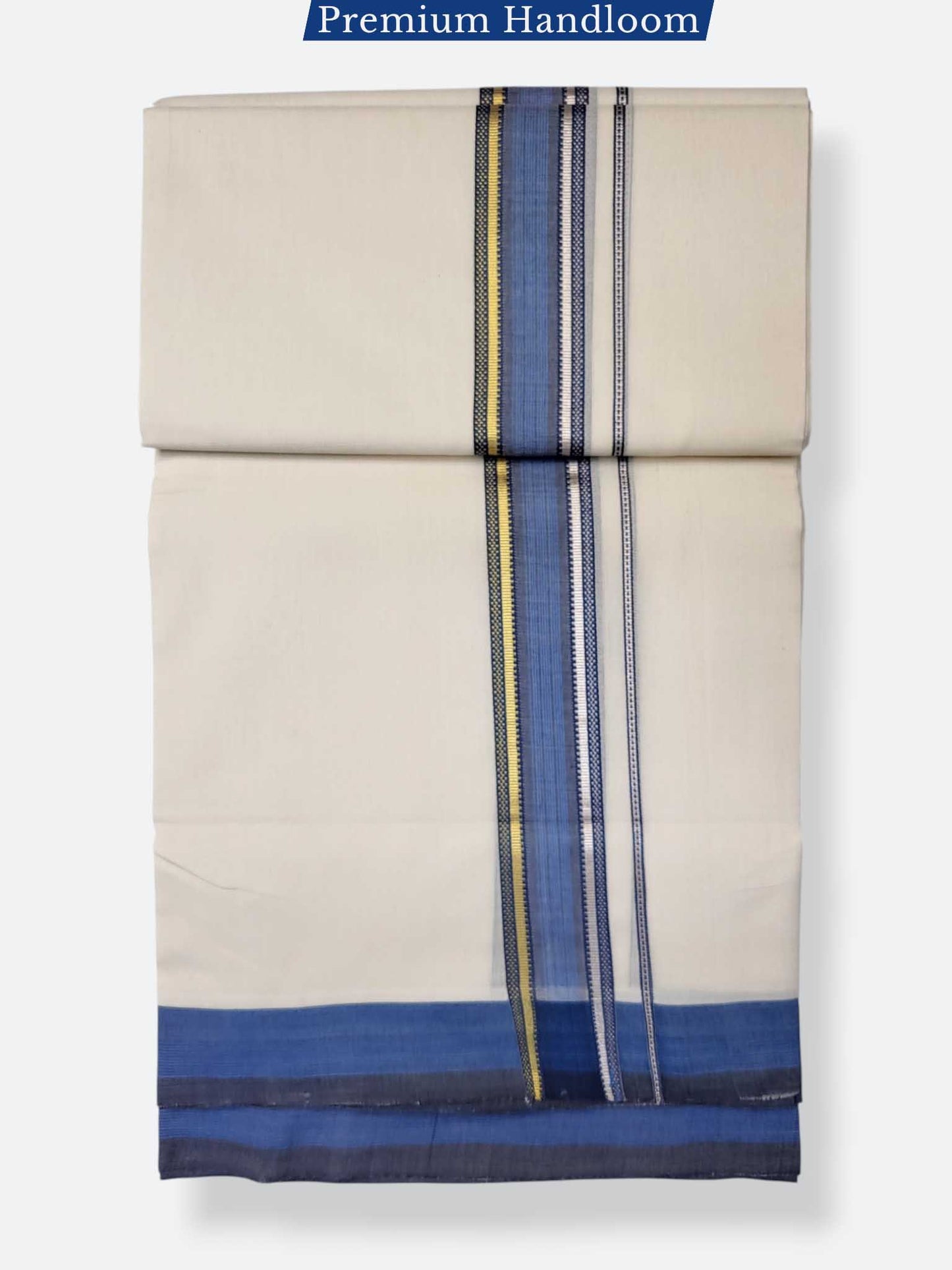 Kerala Premium Balaramapuram Handloom Dhoti/Mundu for Men