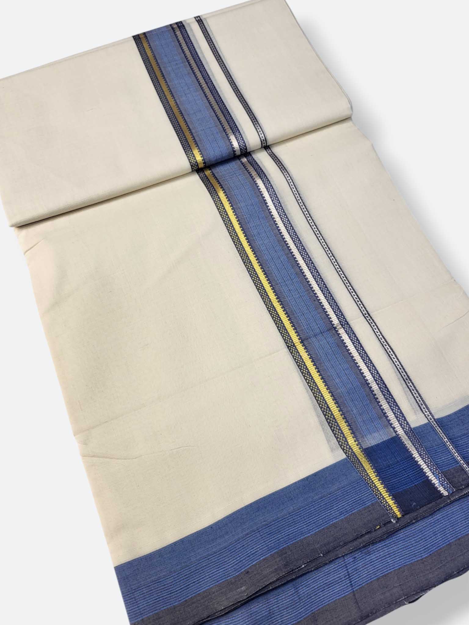 Kerala Premium Balaramapuram Handloom Dhoti/Mundu for Men