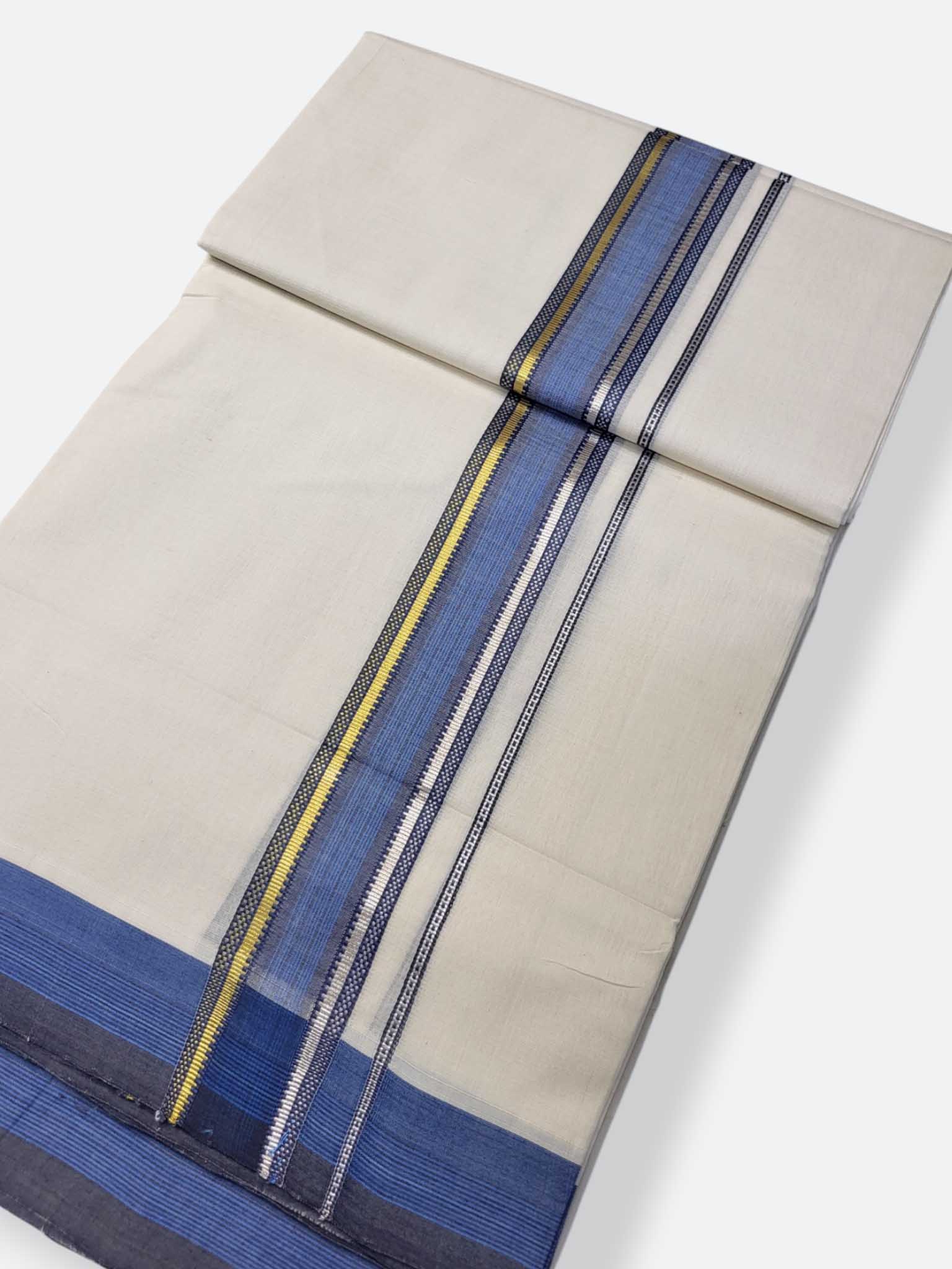 Kerala Premium Balaramapuram Handloom Dhoti/Mundu for Men