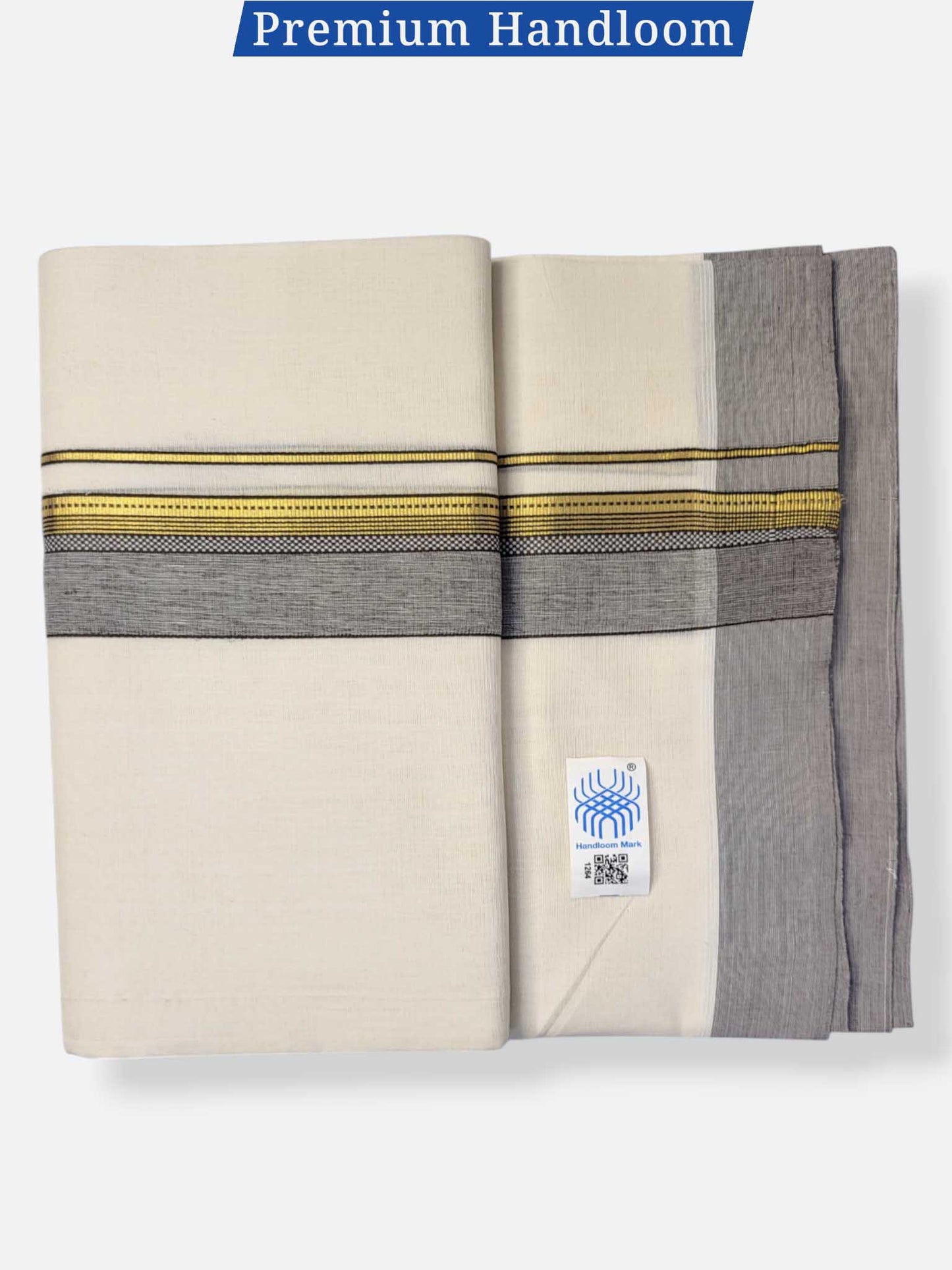 Kerala Premium Balaramapuram Handloom Dhoti/Mundu for Men
