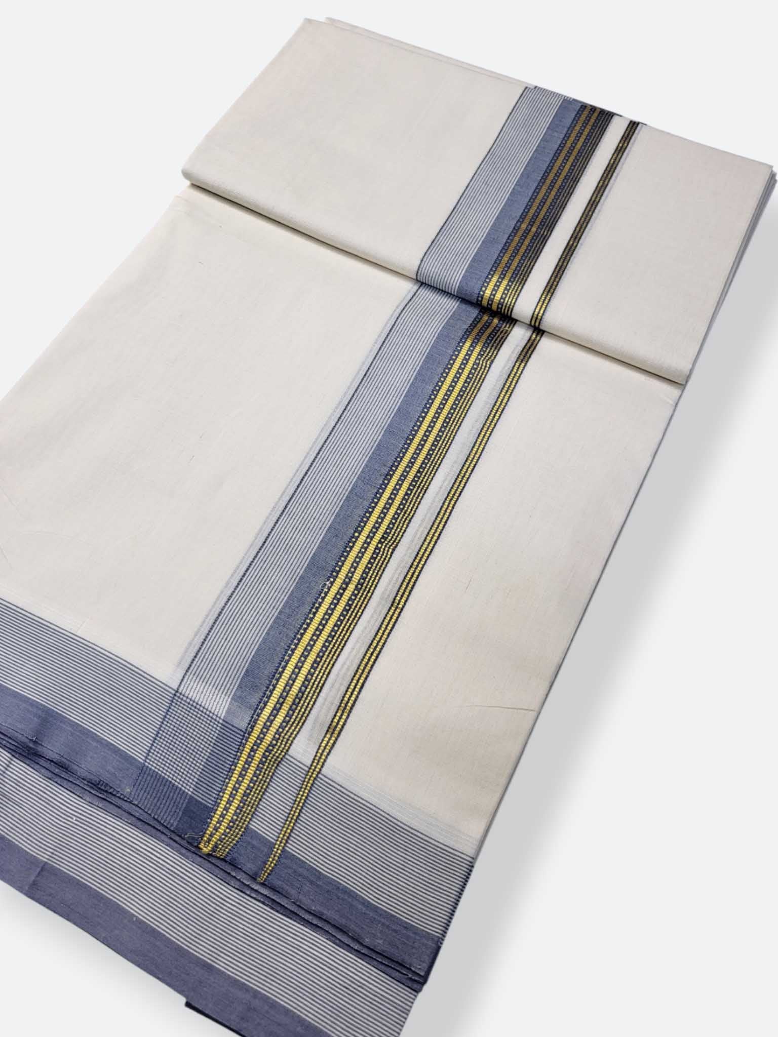 Kerala Premium Balaramapuram Handloom Dhoti/Mundu for Men