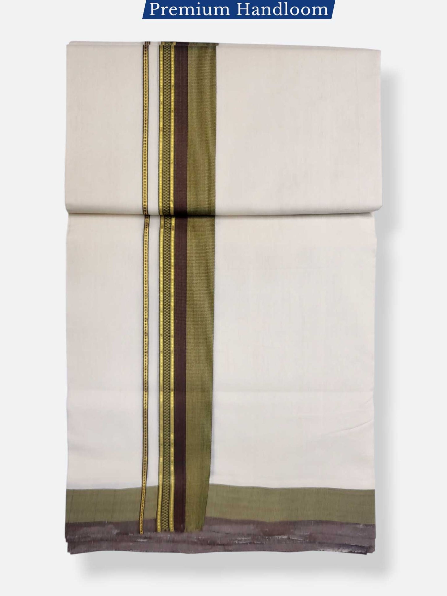 Kerala Premium Balaramapuram Handloom Dhoti/Mundu for Men