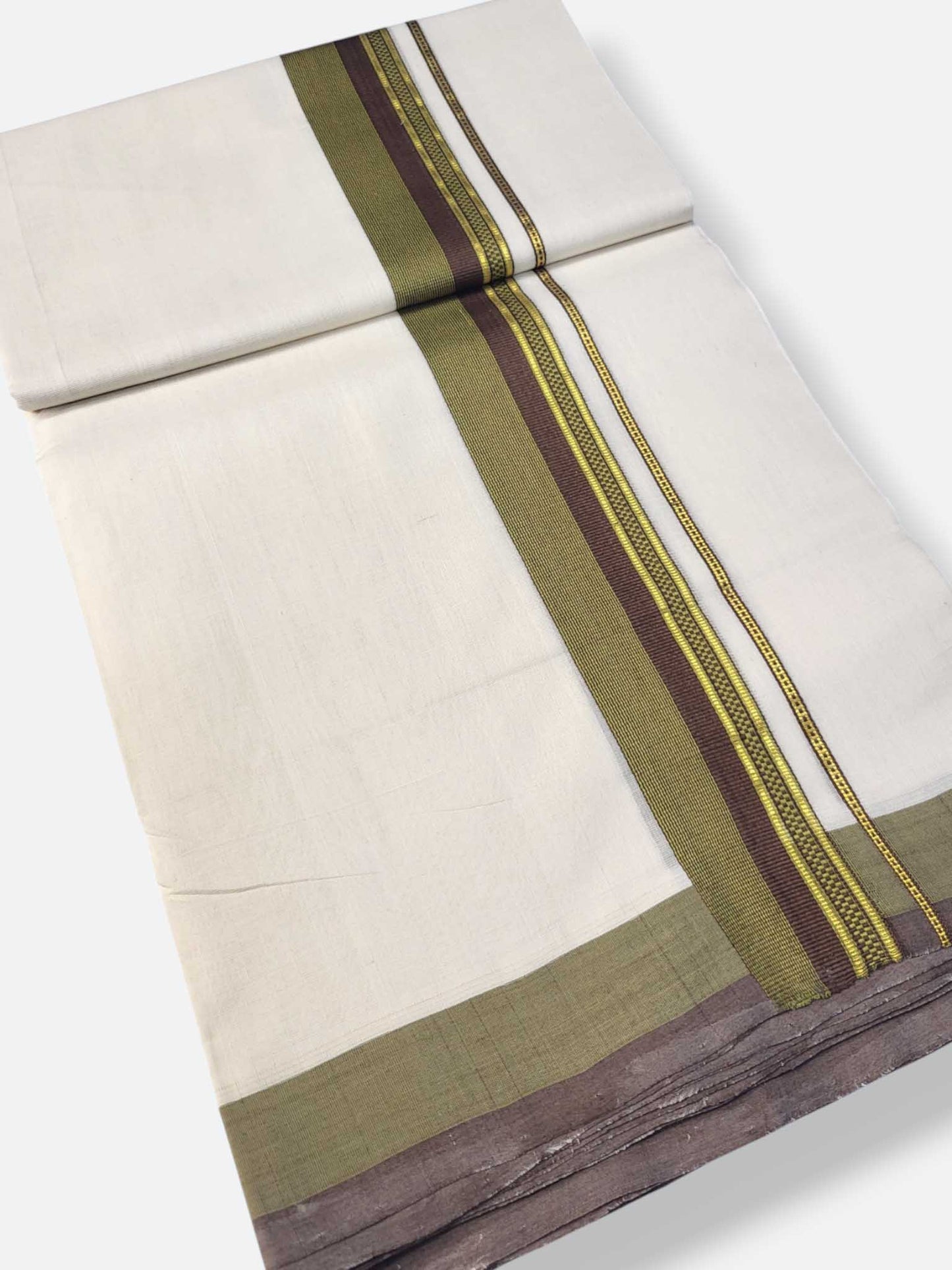 Kerala Premium Balaramapuram Handloom Dhoti/Mundu for Men