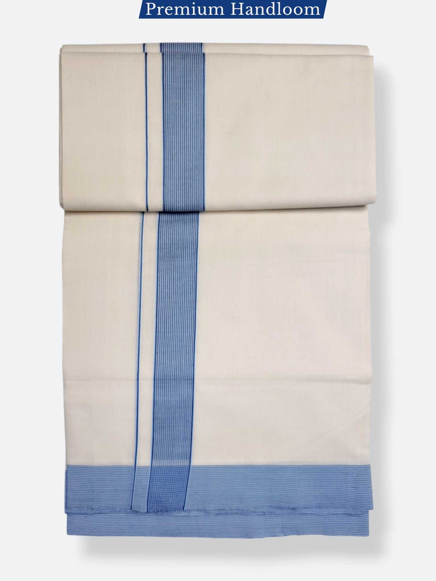 Kerala Premium Balaramapuram Handloom Dhoti/Mundu for Men
