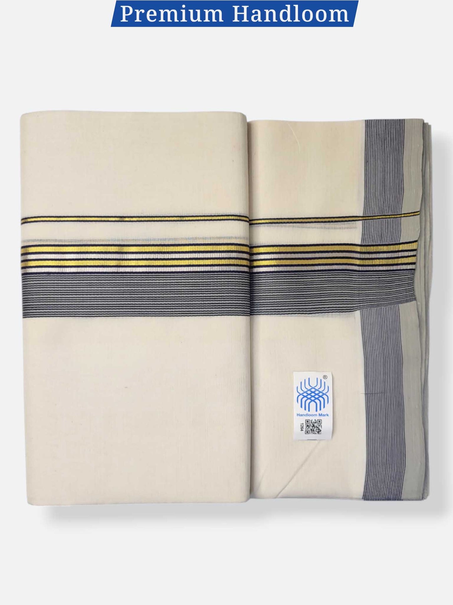 Kerala Premium Balaramapuram Handloom Dhoti/Mundu for Men