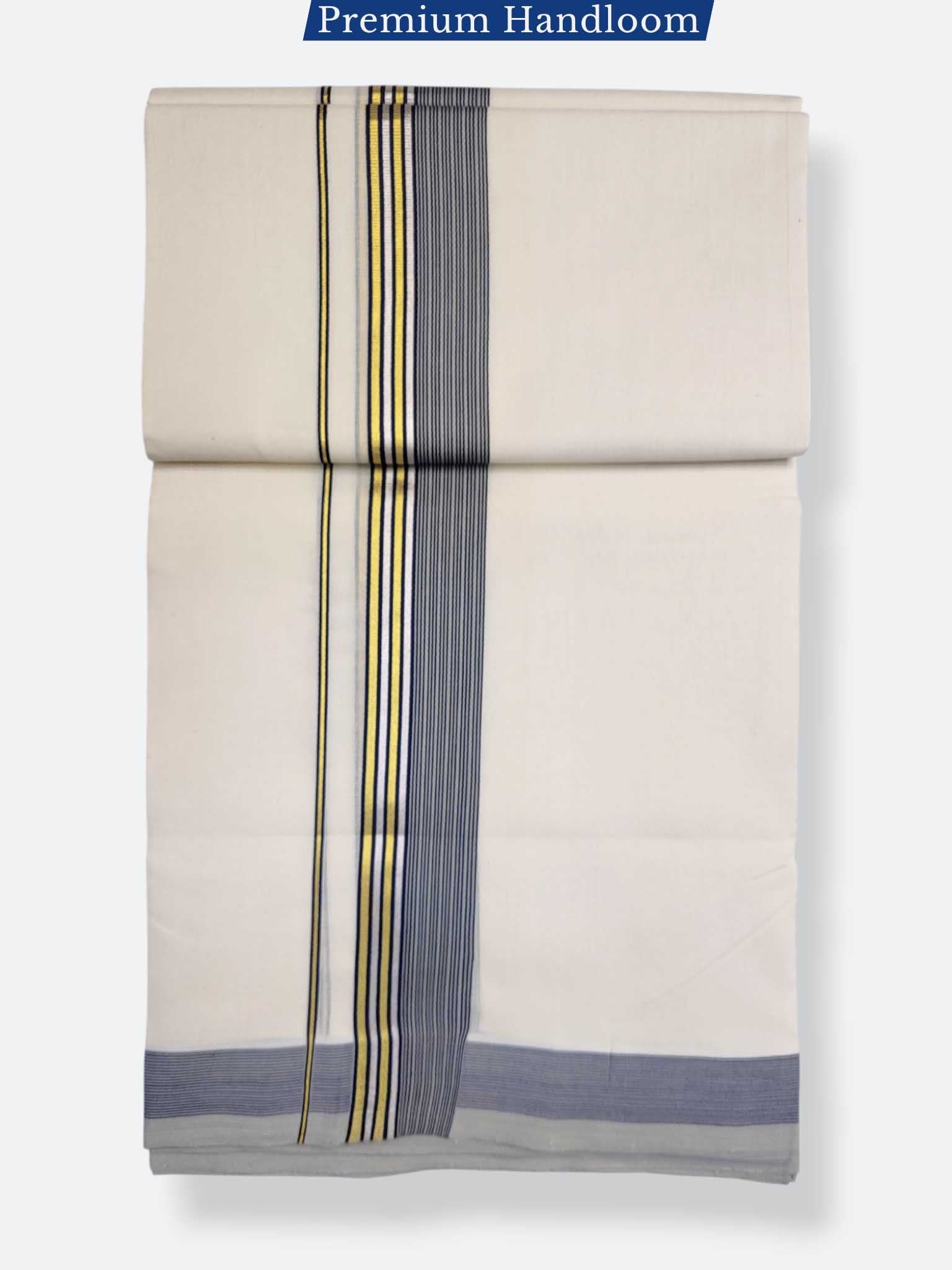 Kerala Premium Balaramapuram Handloom Dhoti/Mundu for Men