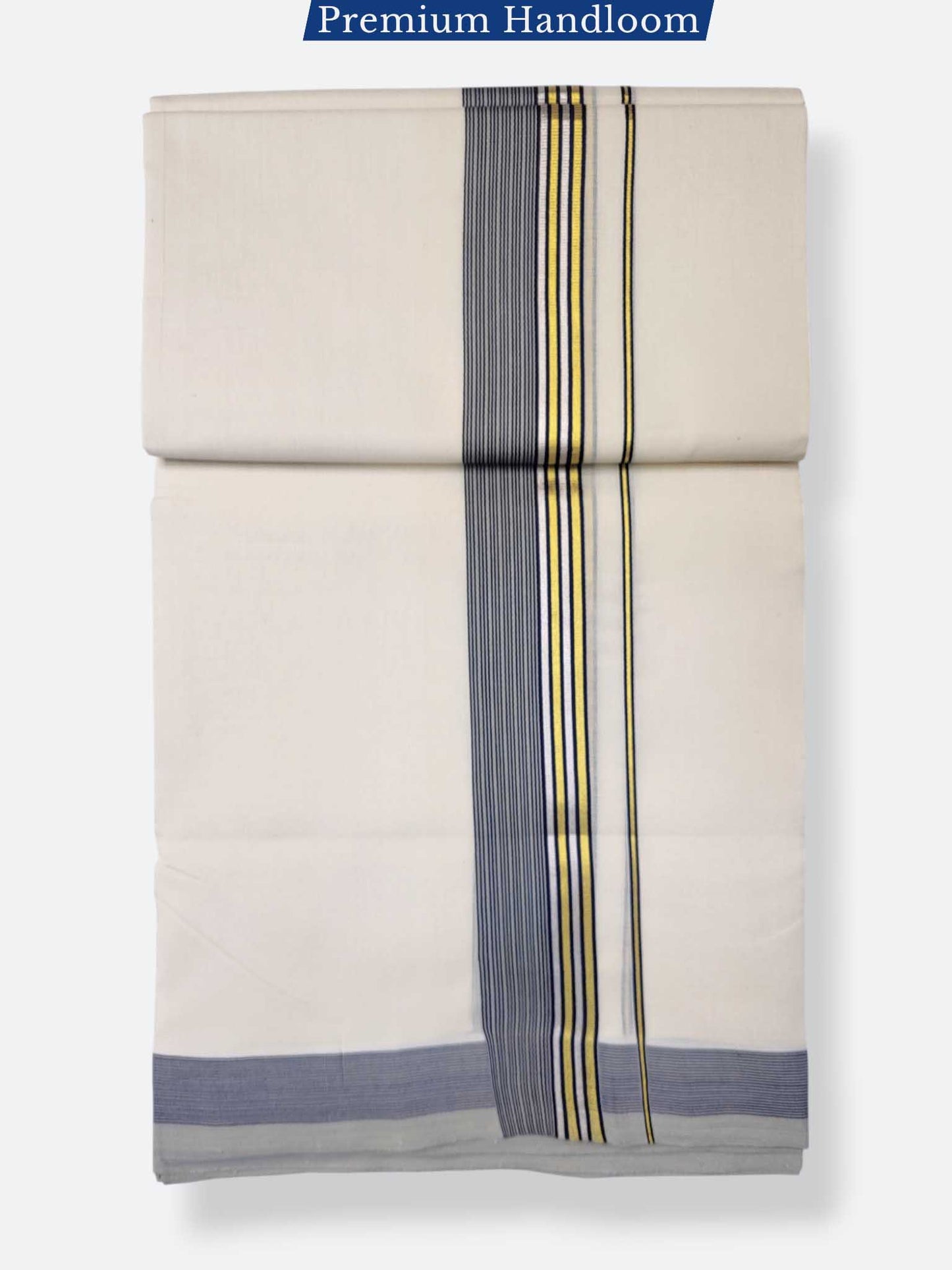 Kerala Premium Balaramapuram Handloom Dhoti/Mundu for Men