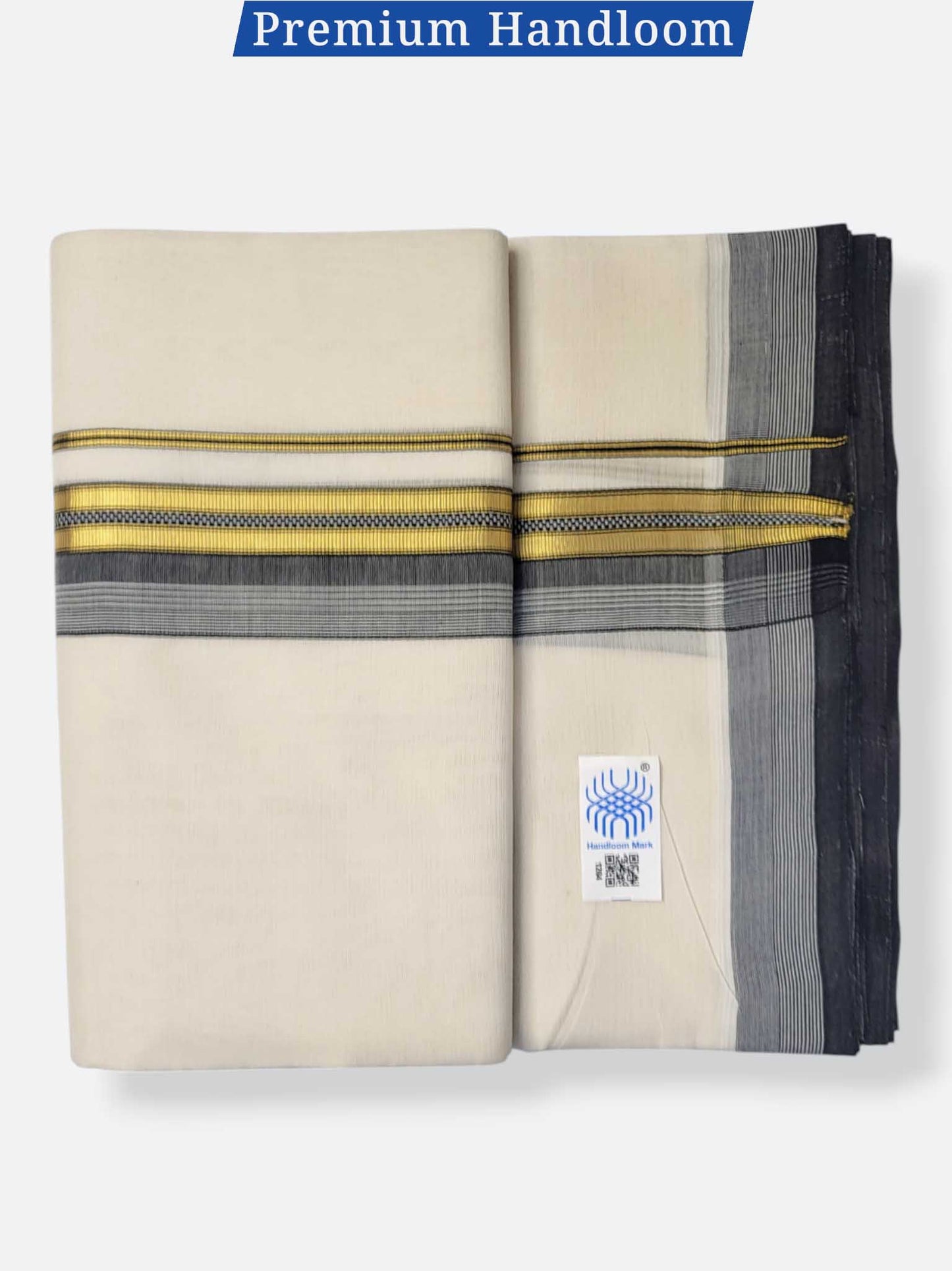 Kerala Premium Balaramapuram Handloom Dhoti/Mundu for Men