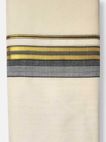Kerala Premium Balaramapuram Handloom Dhoti/Mundu for Men
