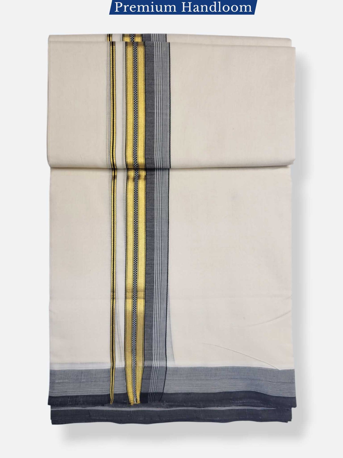 Kerala Premium Balaramapuram Handloom Dhoti/Mundu for Men