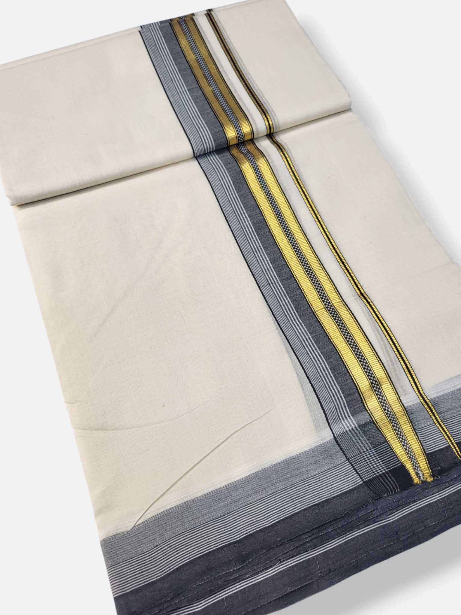 Kerala Premium Balaramapuram Handloom Dhoti/Mundu for Men