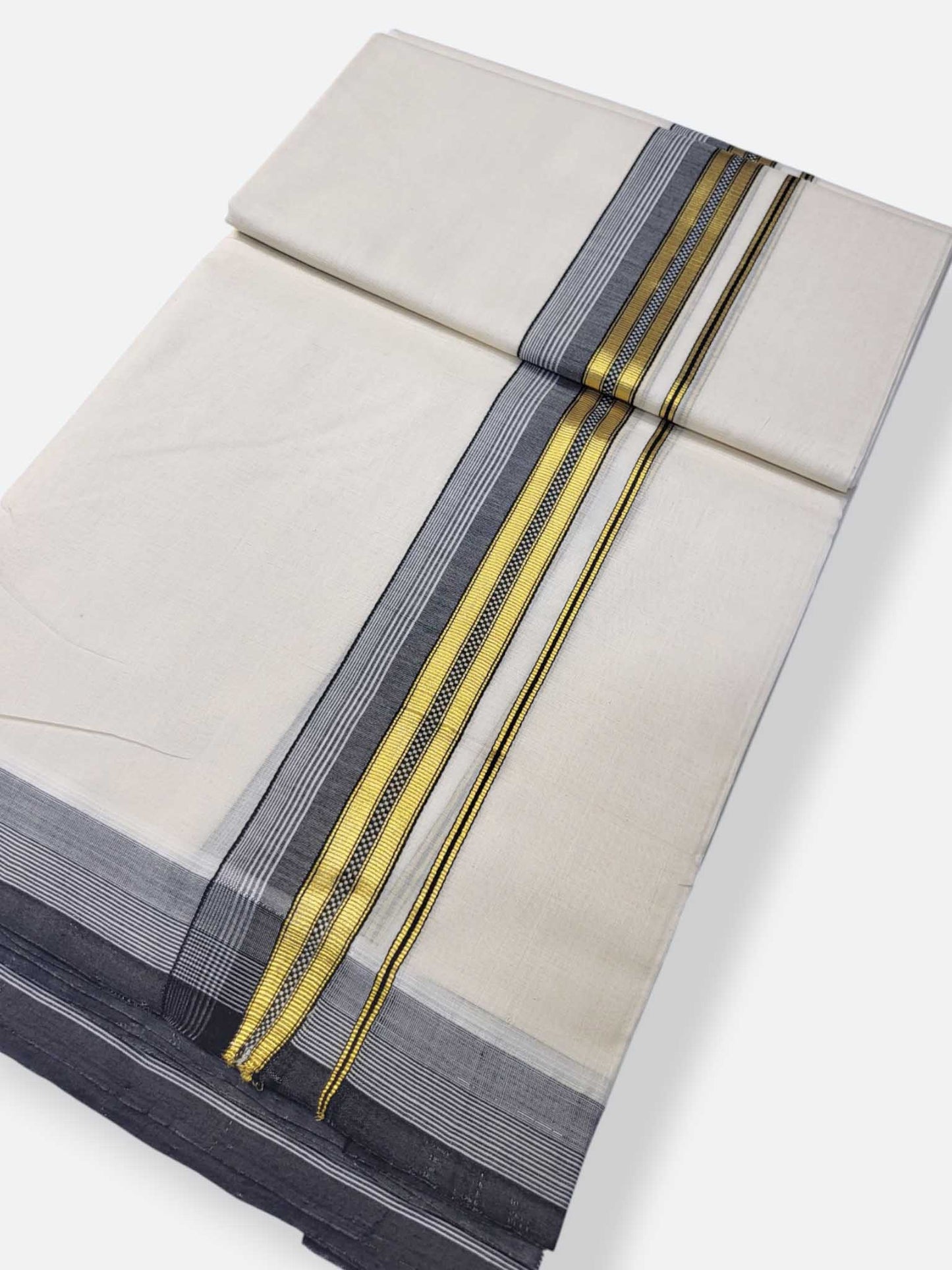 Kerala Premium Balaramapuram Handloom Dhoti/Mundu for Men