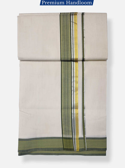 Kerala Premium Balaramapuram Handloom Dhoti/Mundu for Men