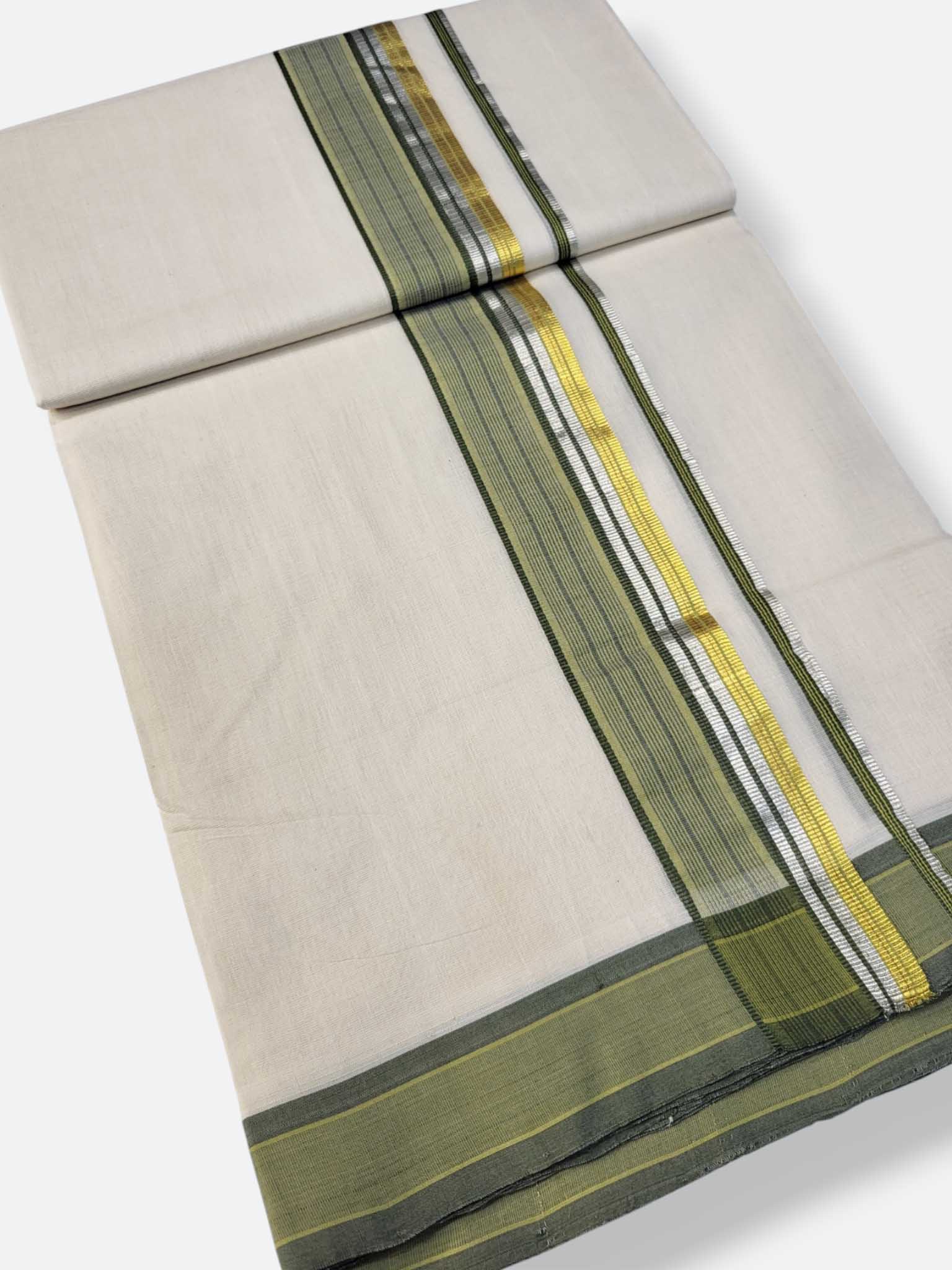 Kerala Premium Balaramapuram Handloom Dhoti/Mundu for Men