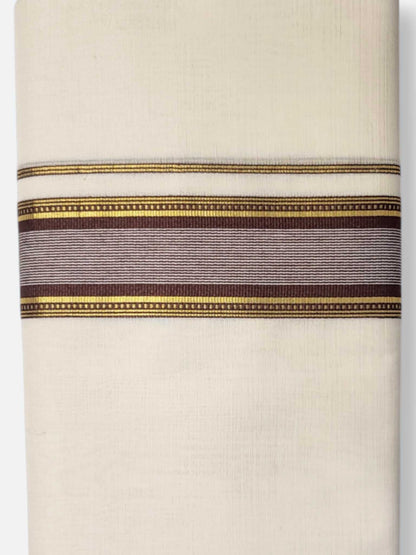 Kerala Premium Balaramapuram Handloom Dhoti/Mundu for Men