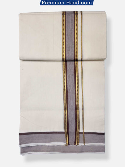 Kerala Premium Balaramapuram Handloom Dhoti/Mundu for Men
