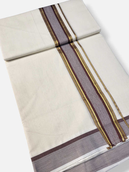 Kerala Premium Balaramapuram Handloom Dhoti/Mundu for Men