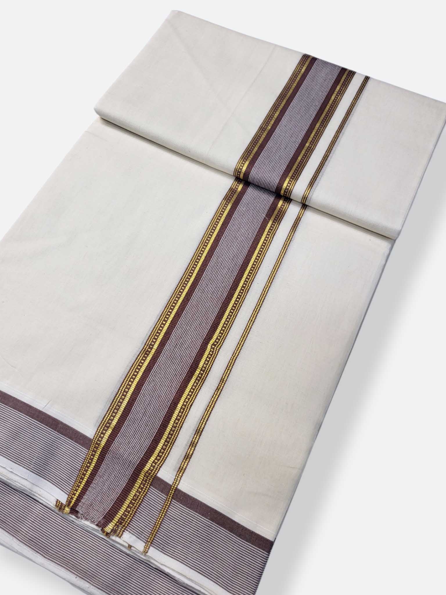 Kerala Premium Balaramapuram Handloom Dhoti/Mundu for Men