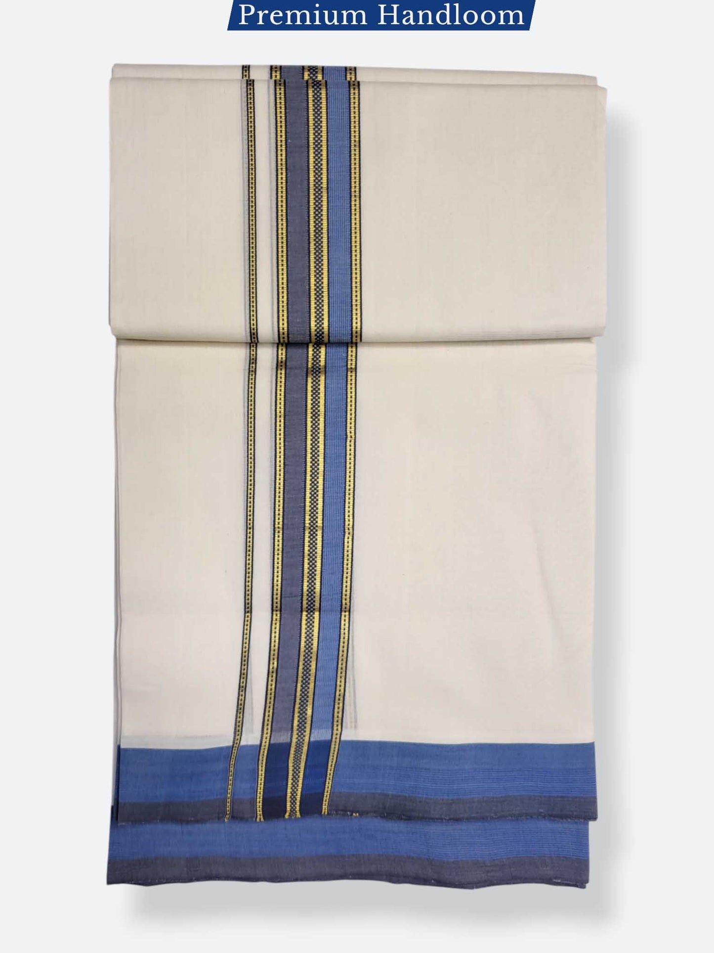 Kerala Premium Balaramapuram Handloom Dhoti/Mundu for Men