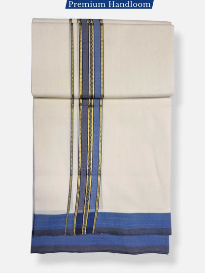 Kerala Premium Balaramapuram Handloom Dhoti/Mundu for Men