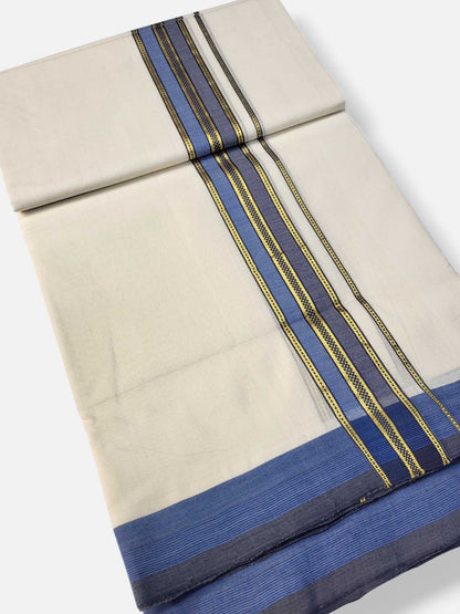 Kerala Premium Balaramapuram Handloom Dhoti/Mundu for Men