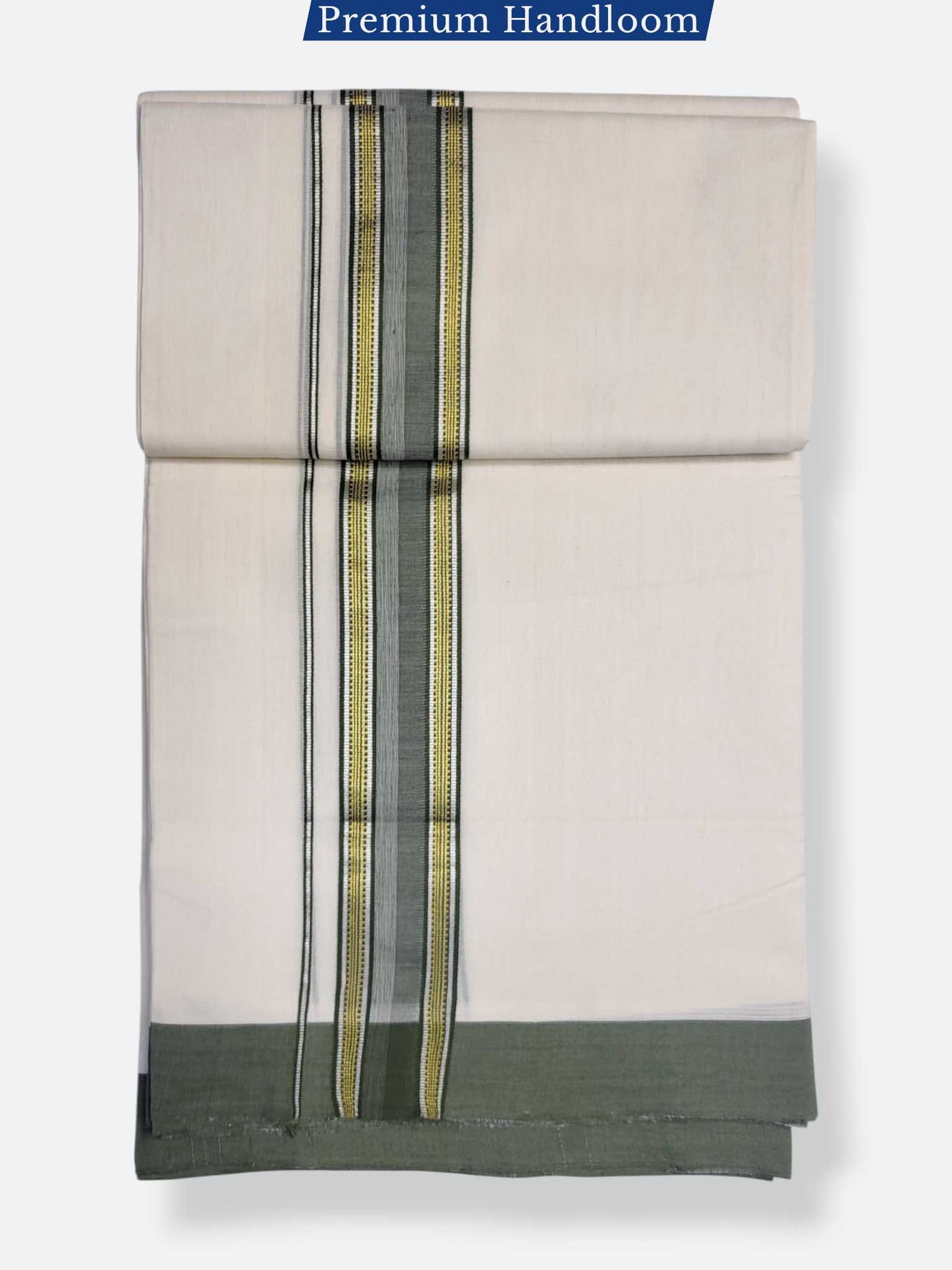 Kerala Premium Balaramapuram Handloom Dhoti/Mundu for Men