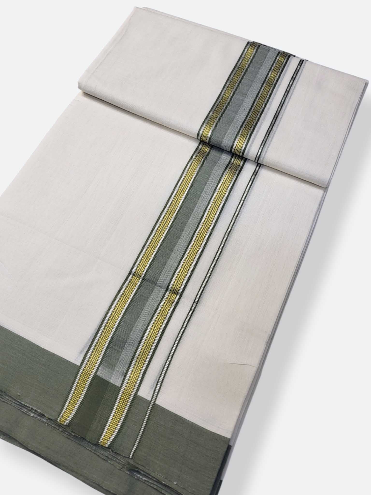 Kerala Premium Balaramapuram Handloom Dhoti/Mundu for Men