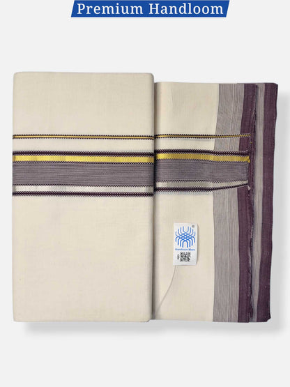 Kerala Premium Balaramapuram Handloom Dhoti/Mundu for Men