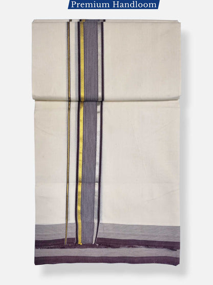 Kerala Premium Balaramapuram Handloom Dhoti/Mundu for Men