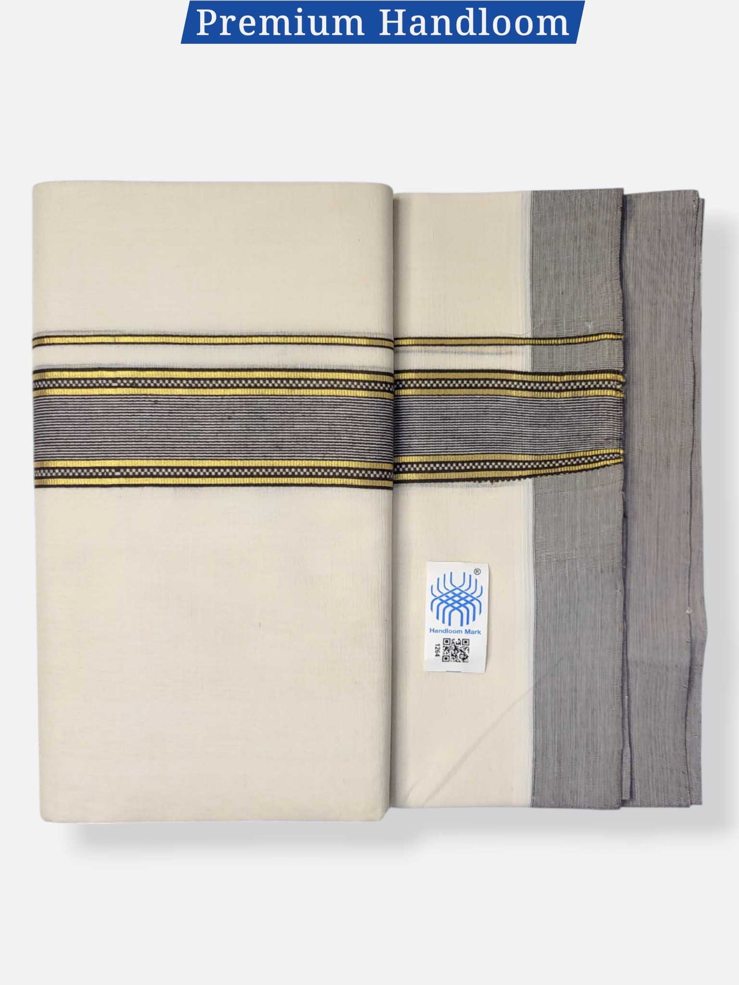 Kerala Premium Balaramapuram Handloom Dhoti/Mundu for Men
