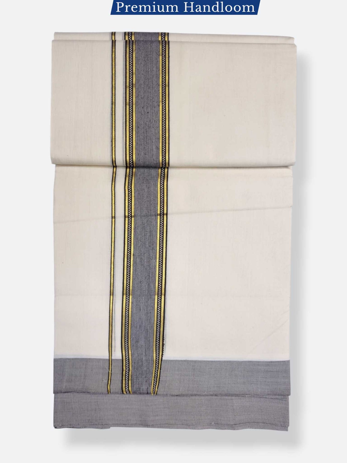 Kerala Premium Balaramapuram Handloom Dhoti/Mundu for Men