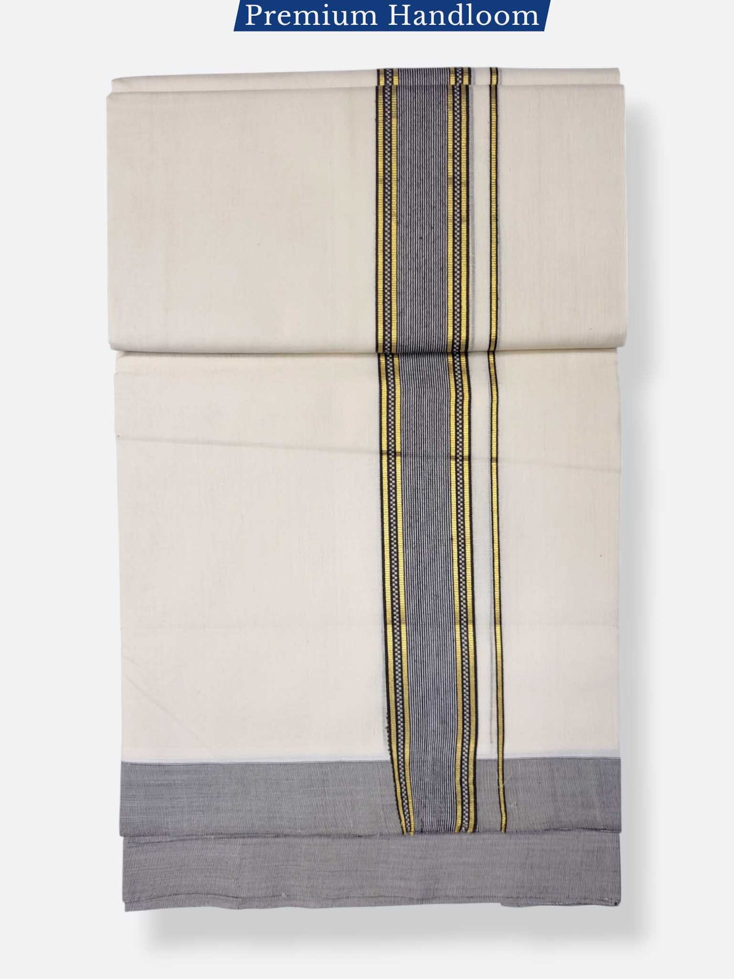 Kerala Premium Balaramapuram Handloom Dhoti/Mundu for Men