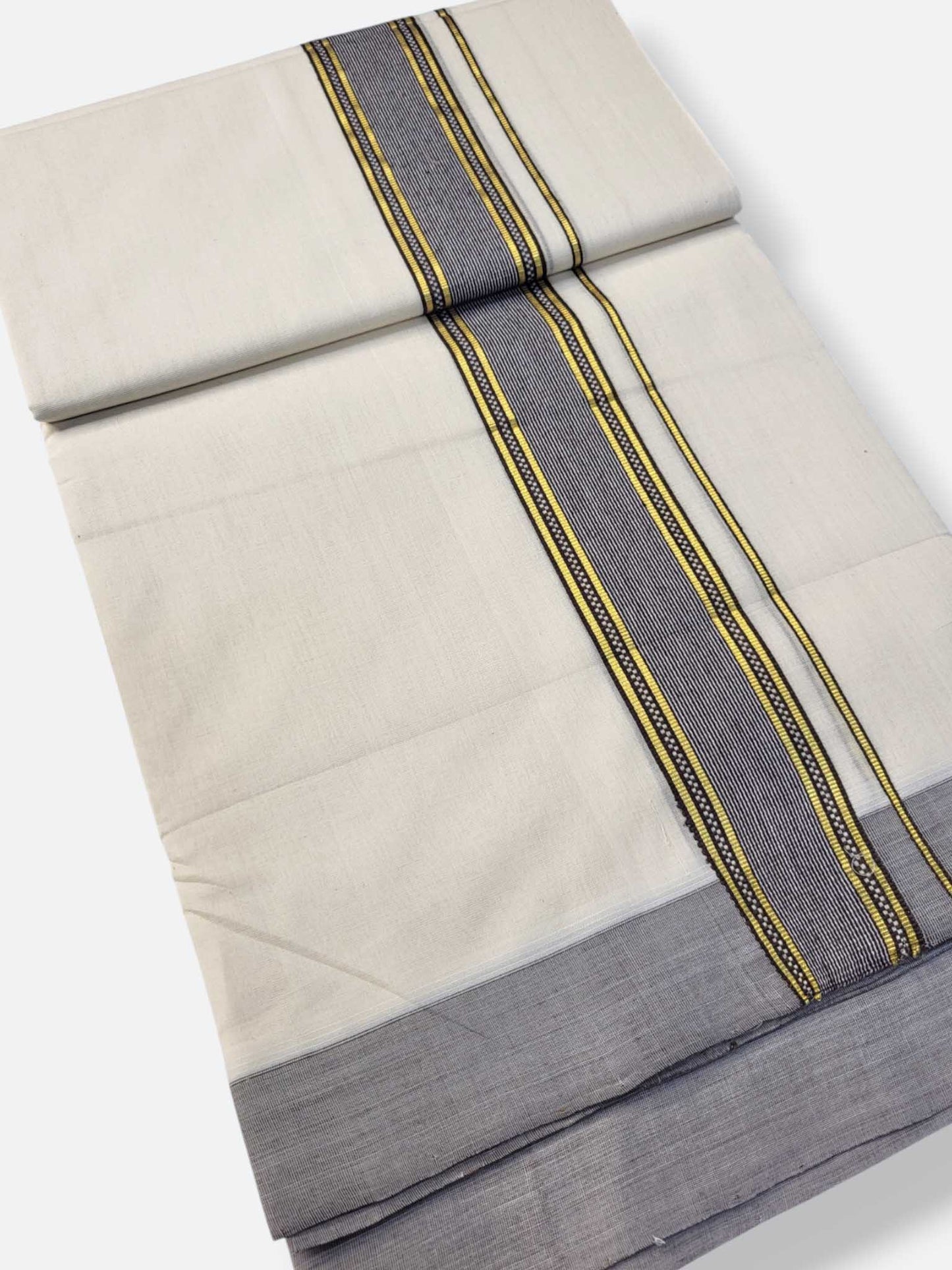 Kerala Premium Balaramapuram Handloom Dhoti/Mundu for Men