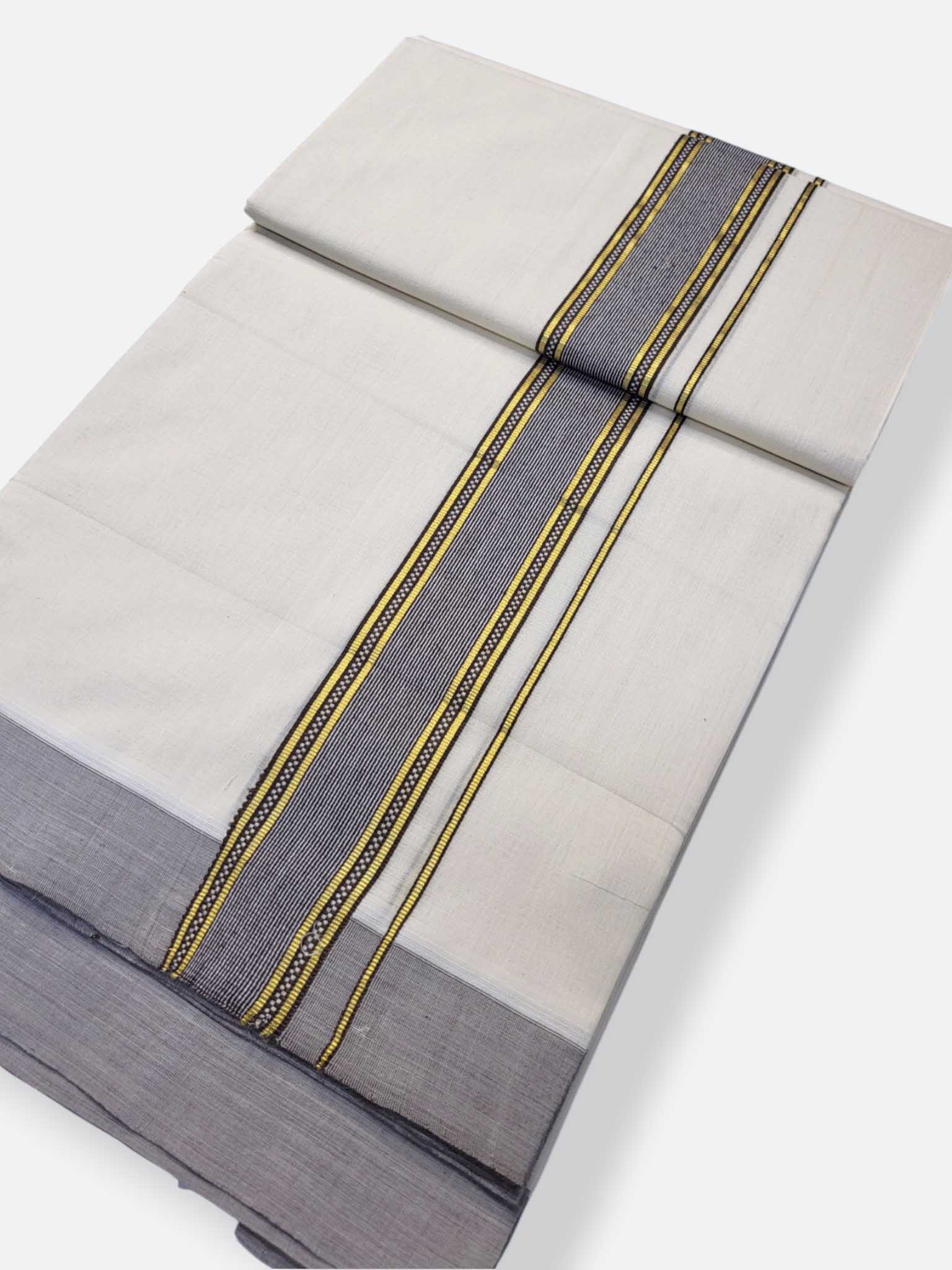 Kerala Premium Balaramapuram Handloom Dhoti/Mundu for Men