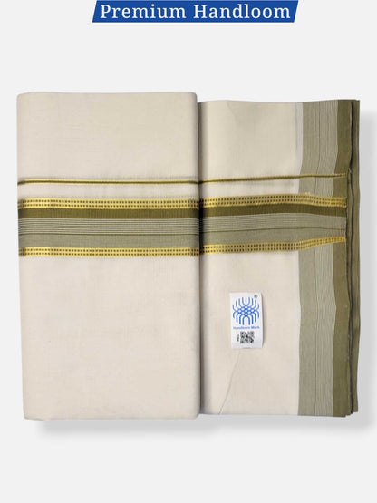 Kerala Premium Balaramapuram Handloom Dhoti/Mundu for Men