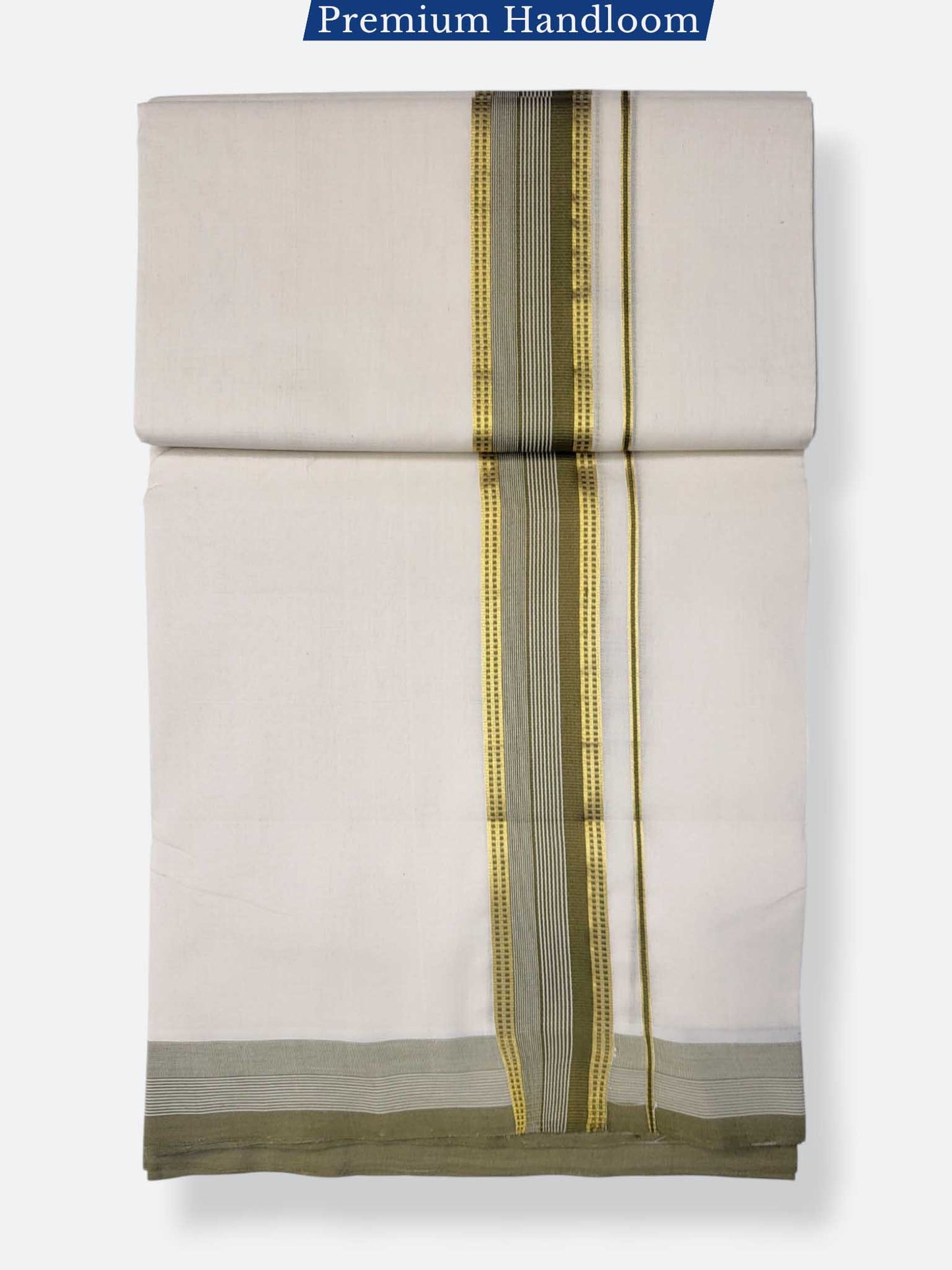 Kerala Premium Balaramapuram Handloom Dhoti/Mundu for Men