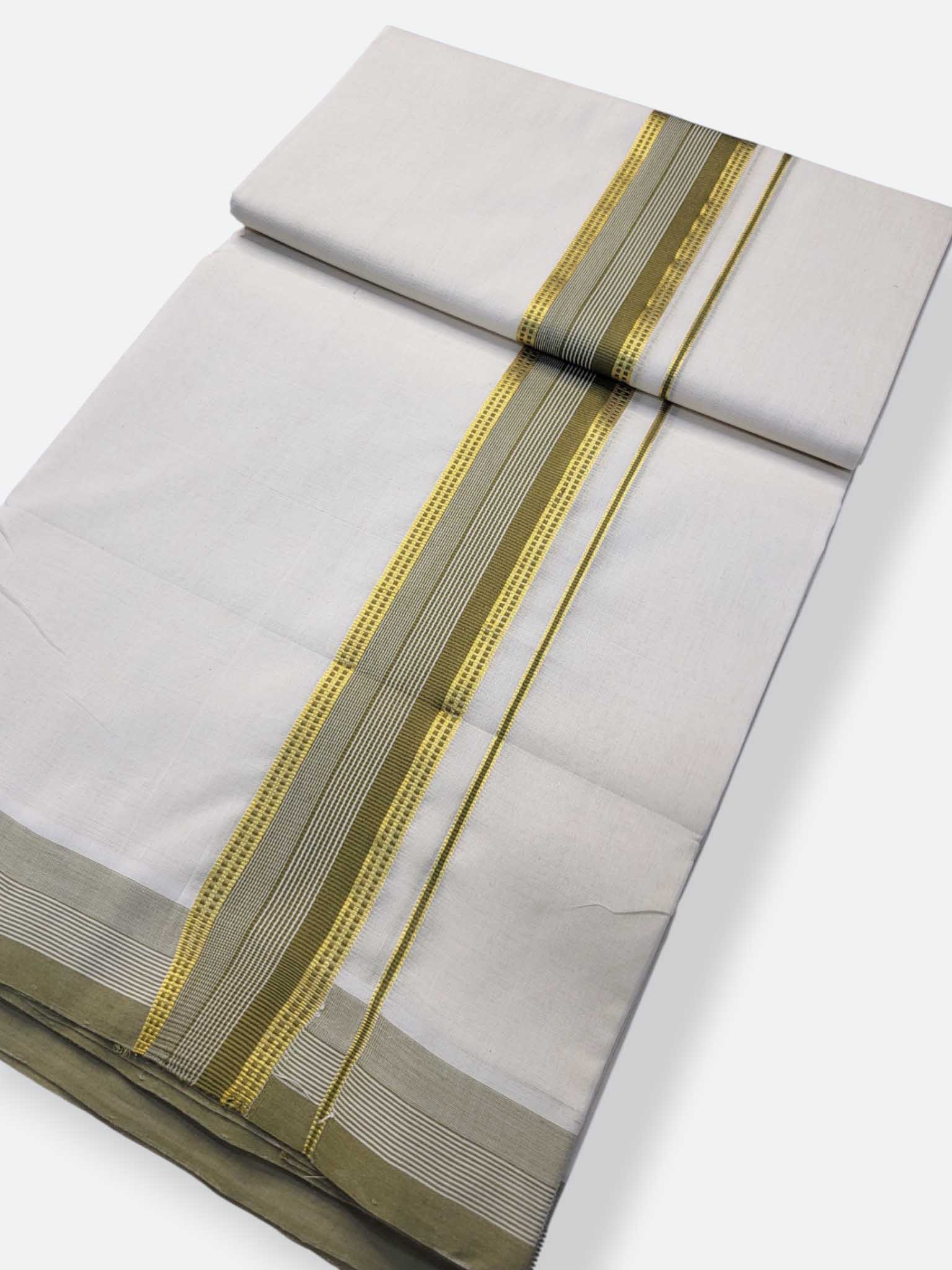 Kerala Premium Balaramapuram Handloom Dhoti/Mundu for Men