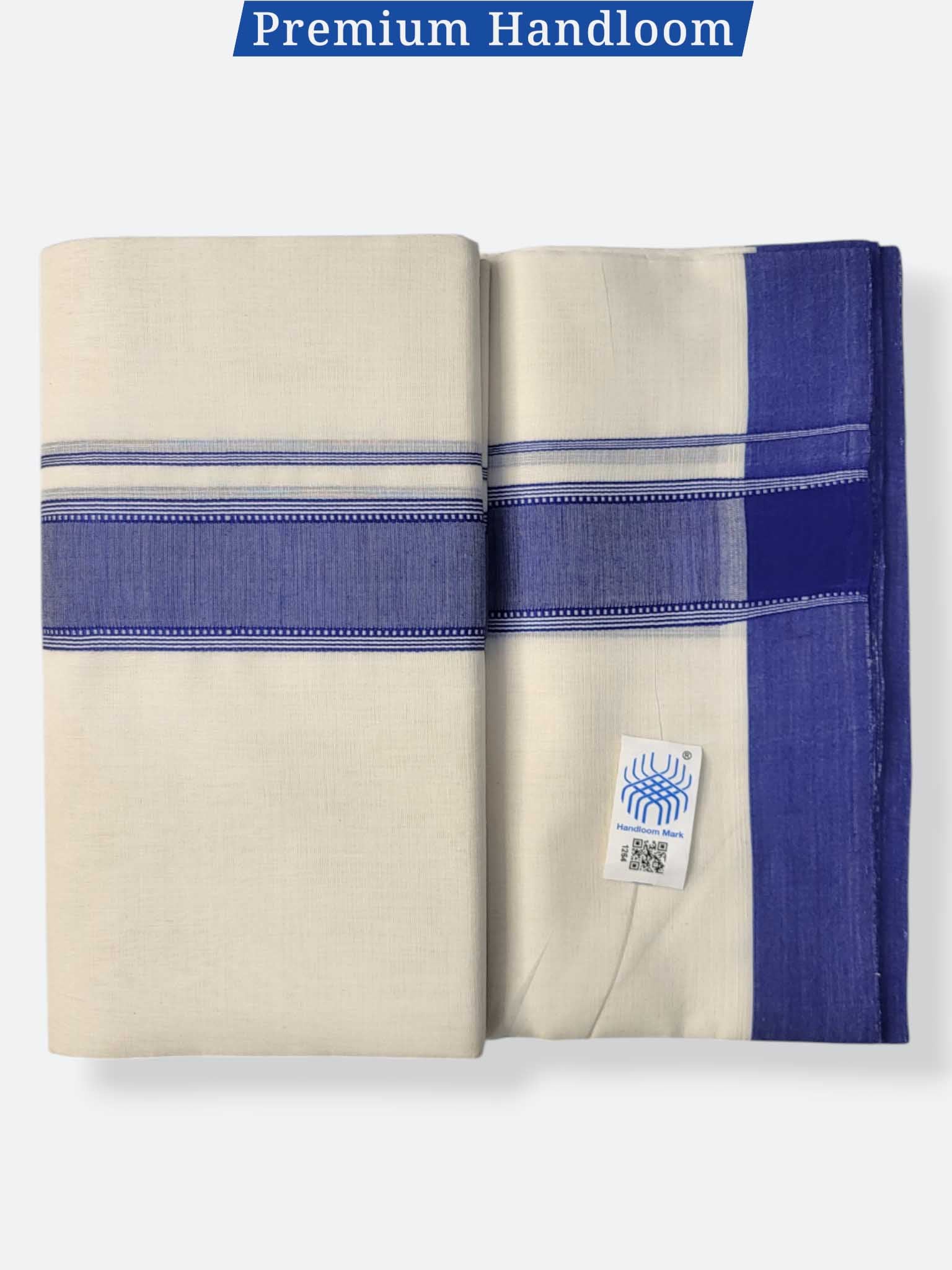 Kerala Premium Balaramapuram Handloom Dhoti/Mundu for Men